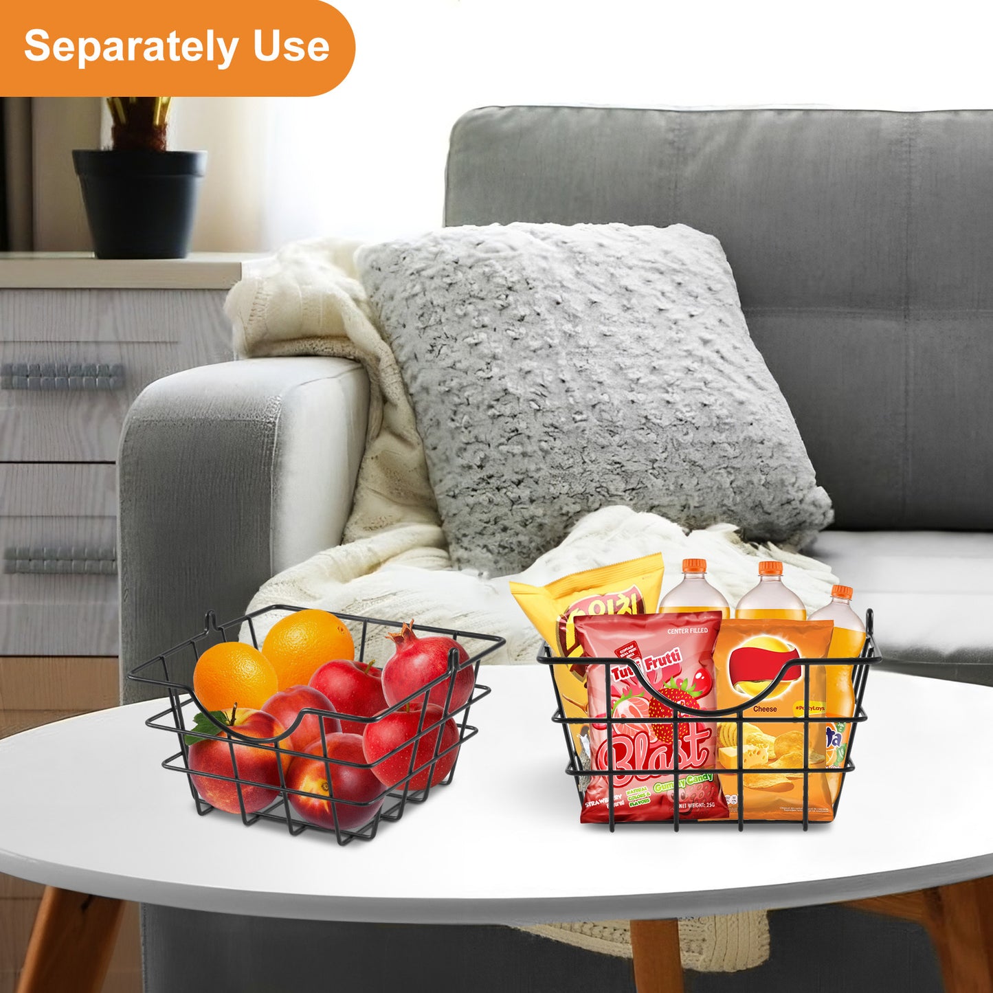 Multi-Layer Iron Storage Shelf for Home & Kitchen Organization