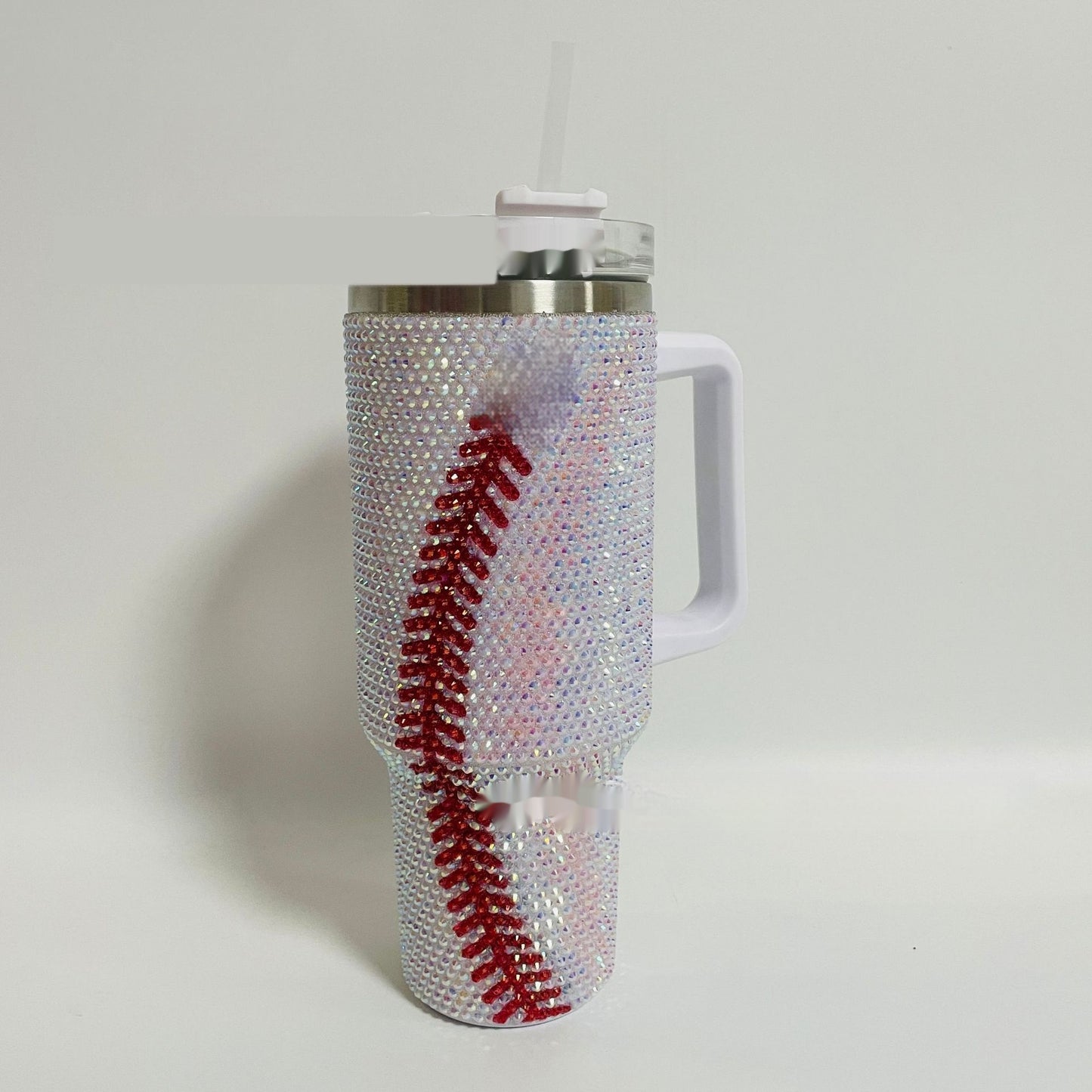 Stainless Steel Cup with Stars and Stripes Flag Design