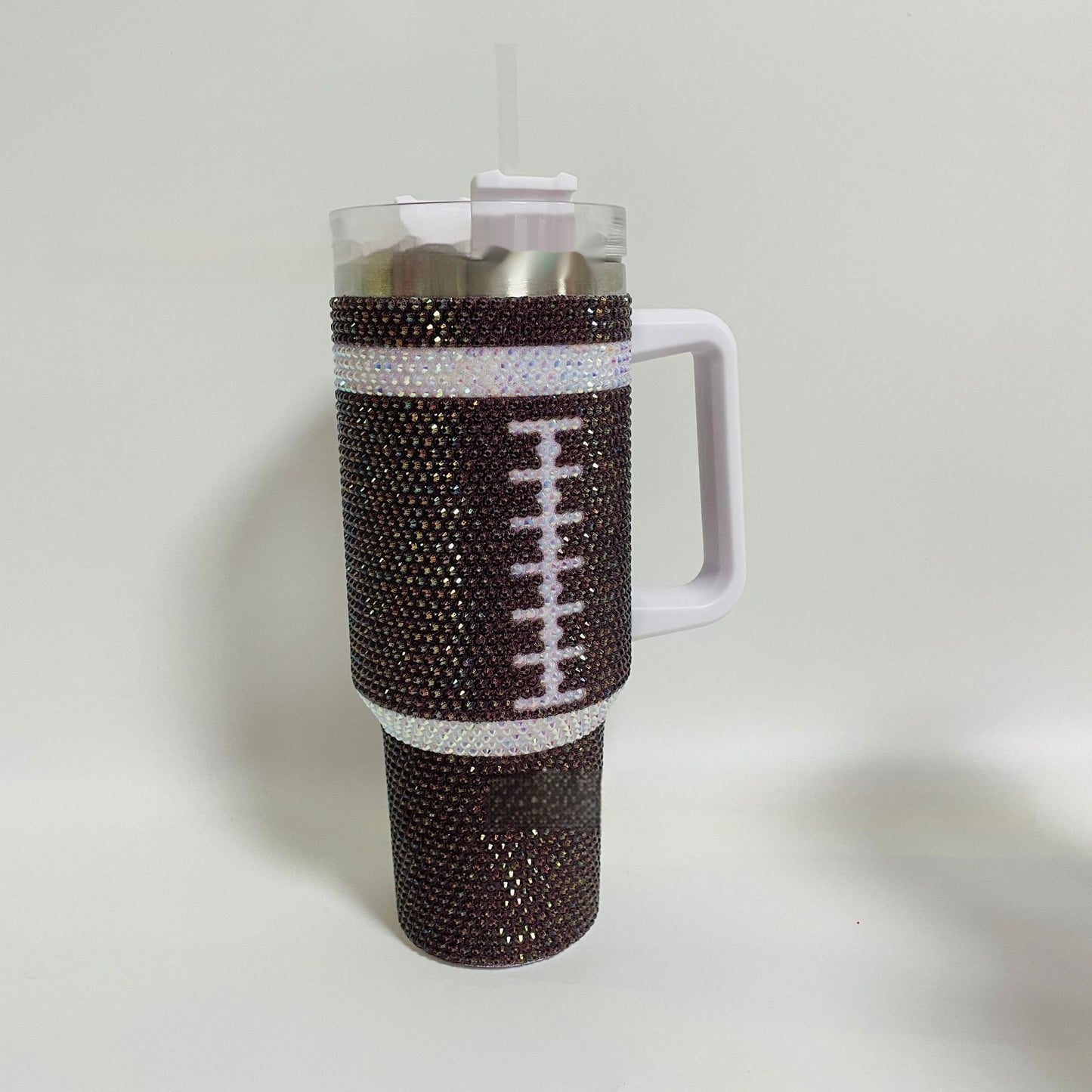 Stainless Steel Cup with Stars and Stripes Flag Design