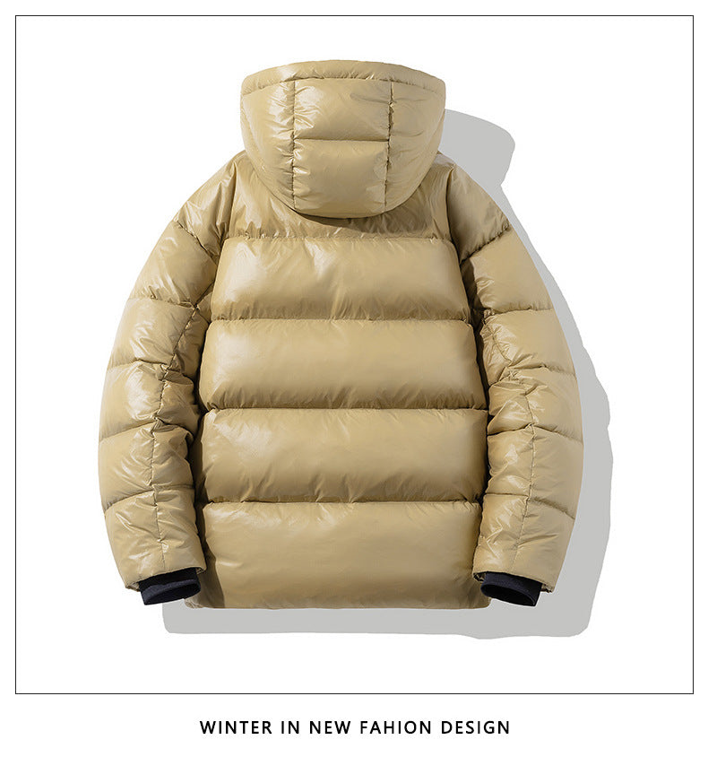 Thick Short Glossy Down Jacket