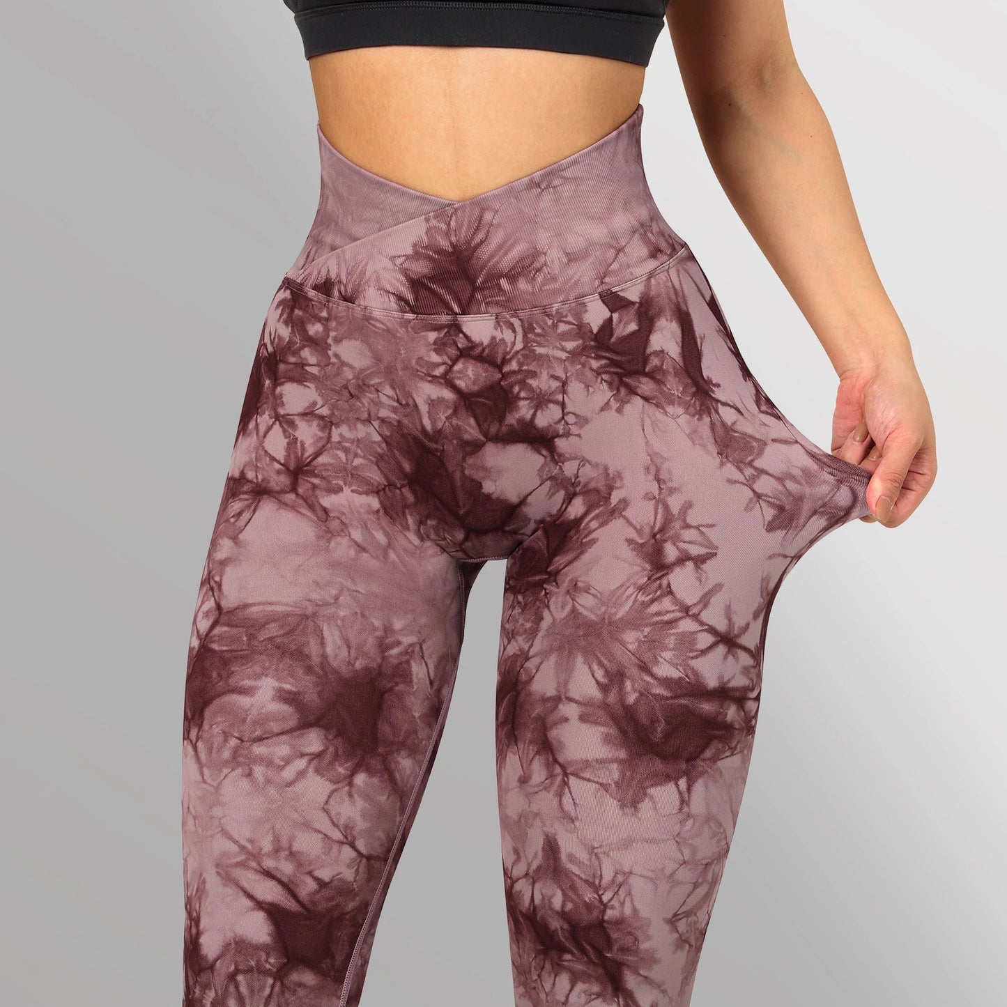 Seamless Tie Dye Leggings Yoga Pants