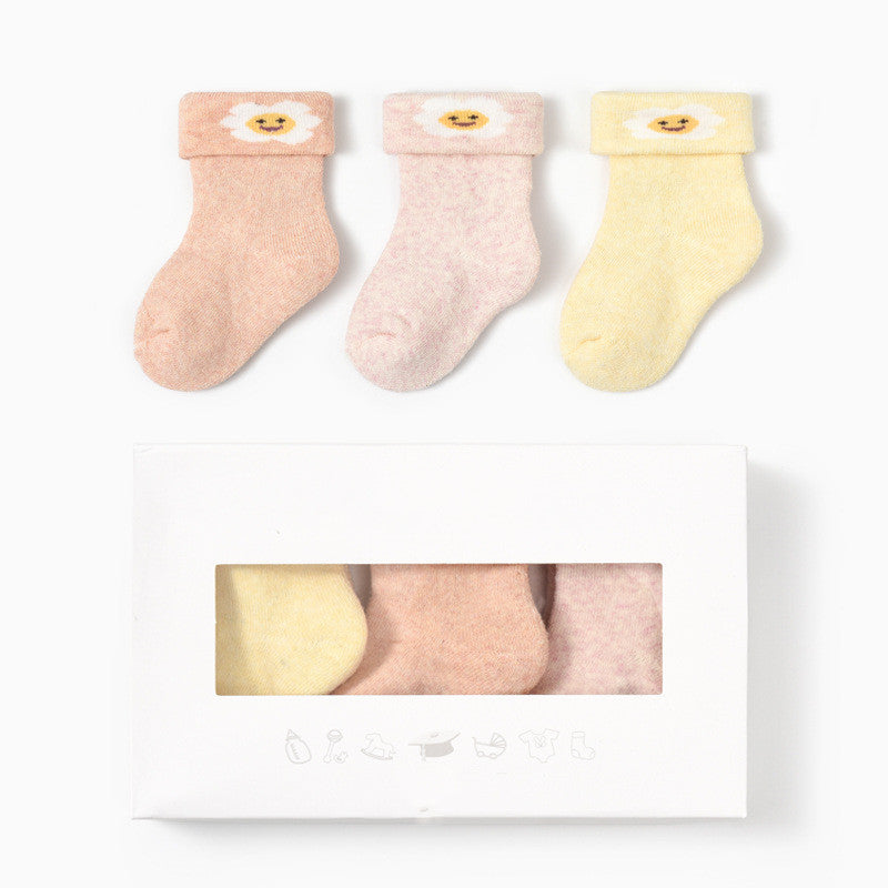 Thickened Fleece Warm Loose Towel Socks