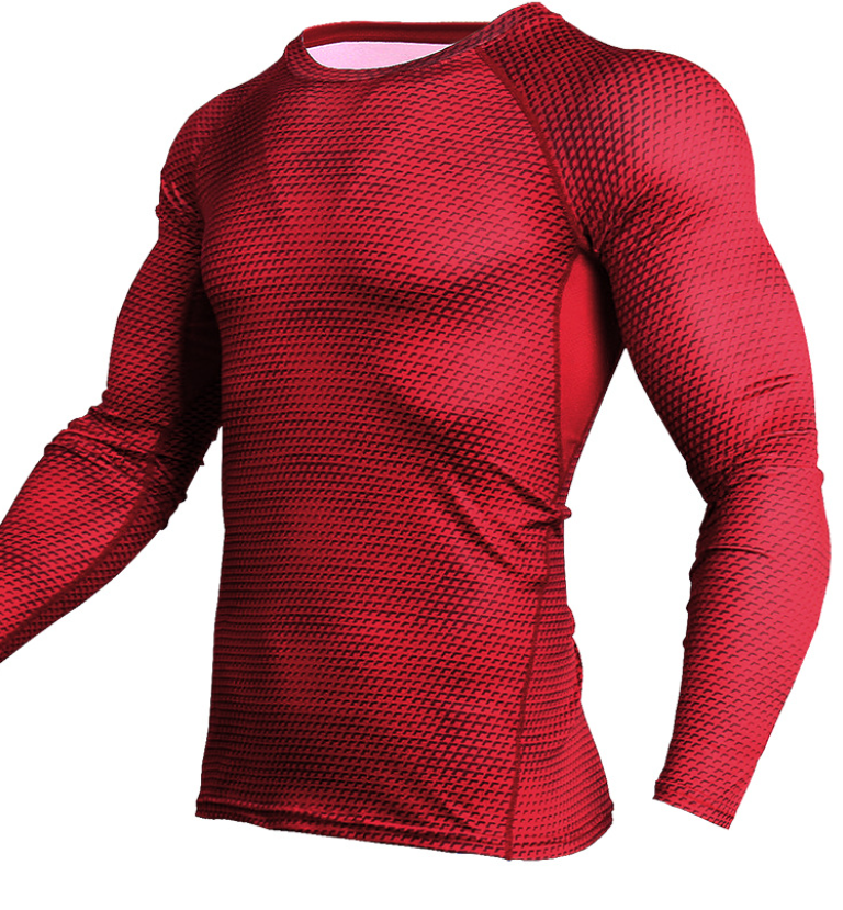 Compression Shirt Men Gym Running Shirt Quick Dry Breathable Fitness Sport Shirt Sportswear