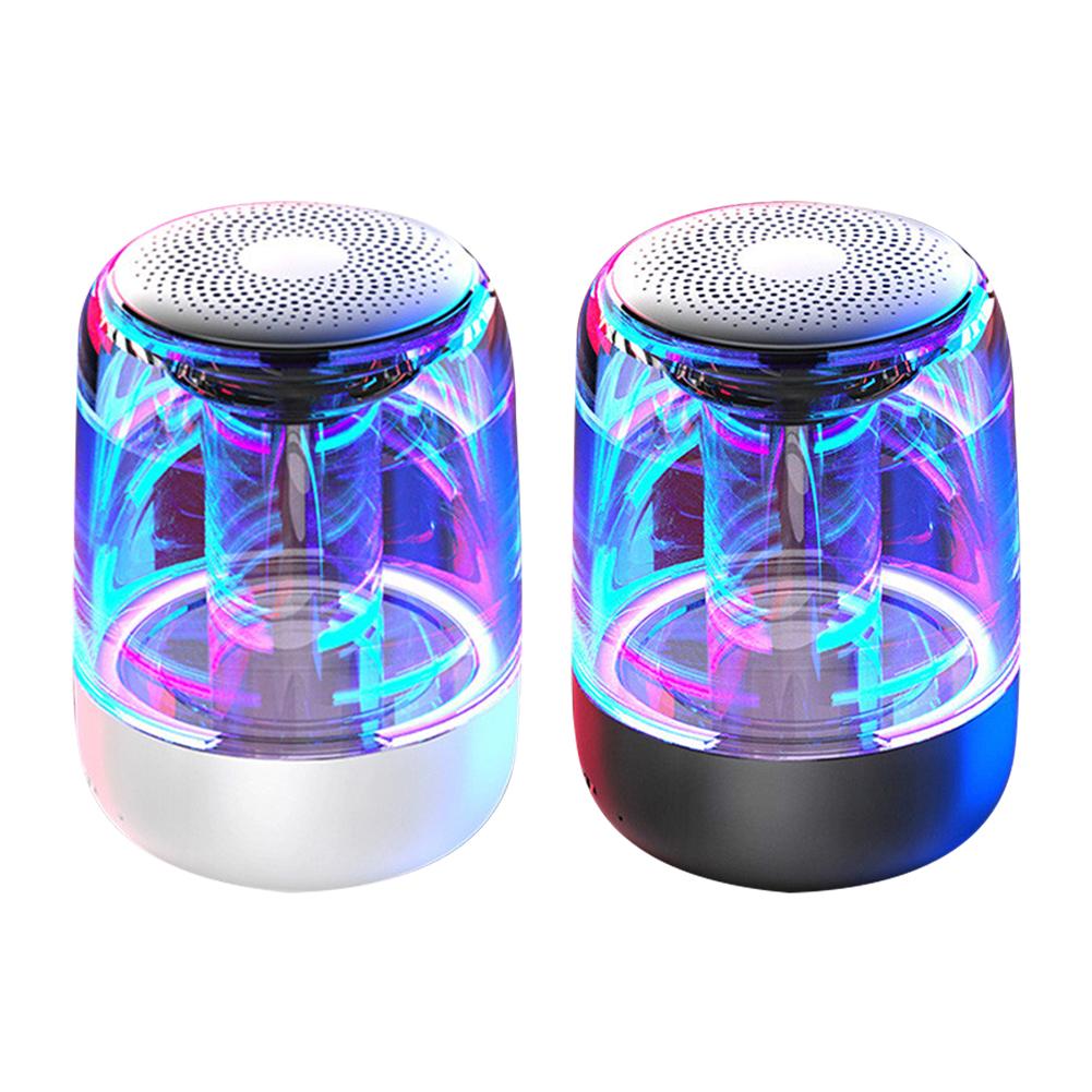 Portable Speakers Bluetooth  Powerful Bass Radio with Variable Color LED Light