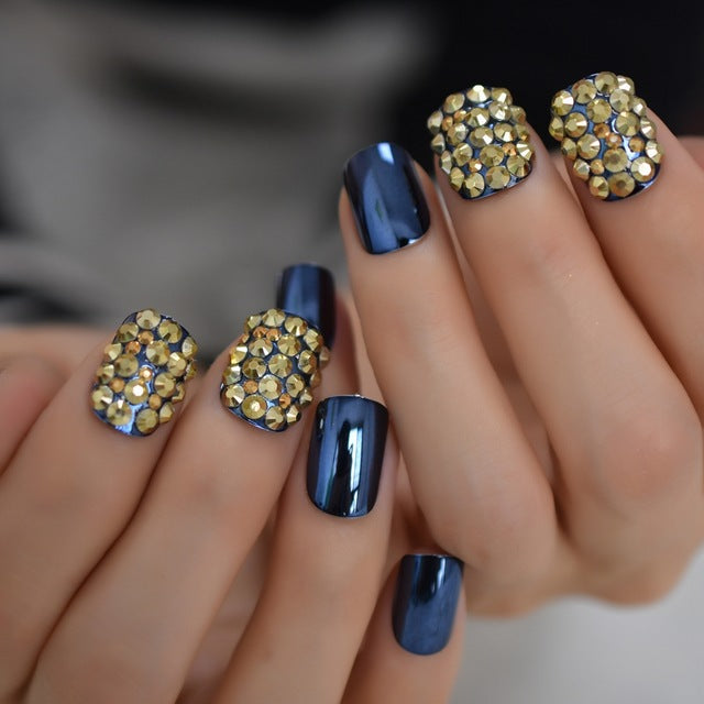 Metal false nails