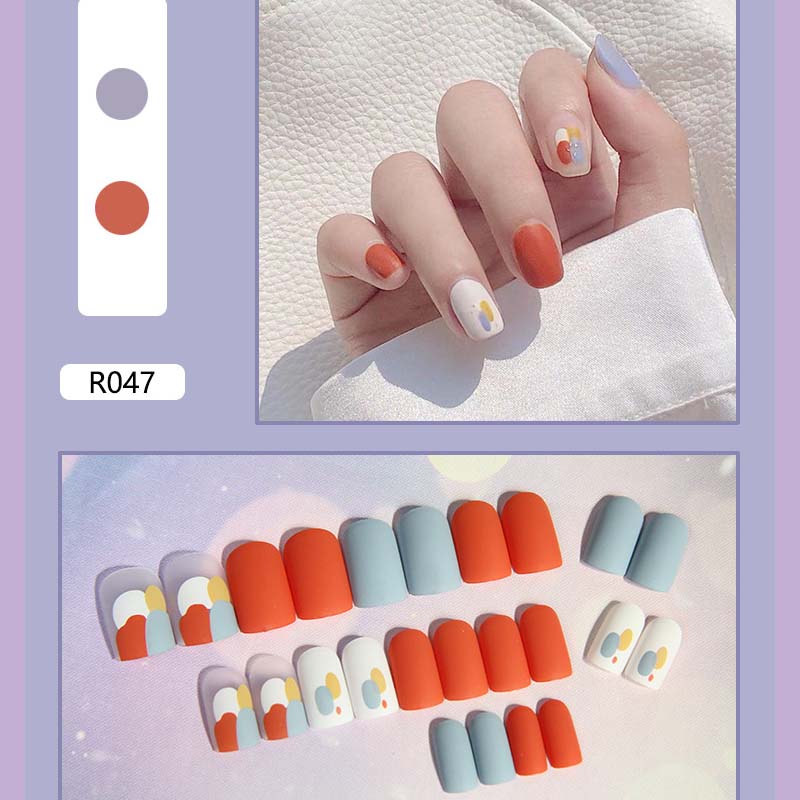 Detachable nail patch waterproof 24 pieces