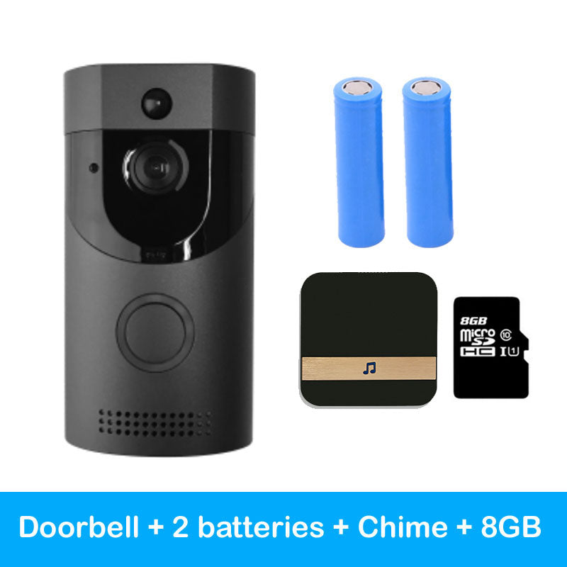 Home alarm smart wifi video doorbell wireless video intercom doorbell mobile phone remote video