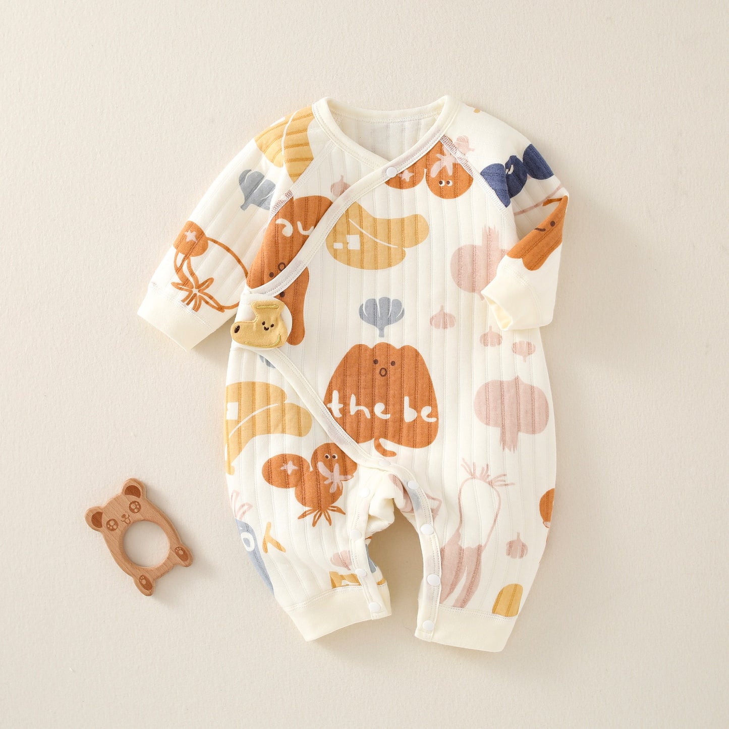 Warm Quilted Newborn Clothes Newborn Baby Baby Jumpsuit