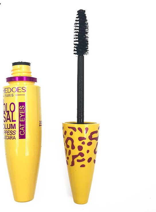 Mascara Leopard-shaped Yellow Tube Thick Curling Waterproof