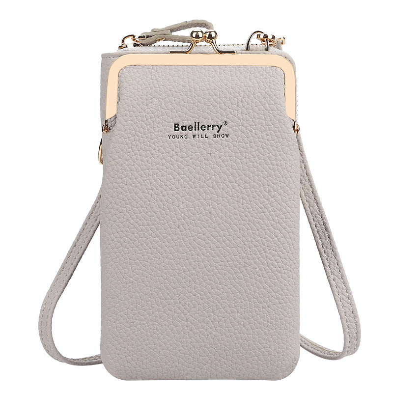 Fashion Mobile Phone Shoulder Bags With Lock