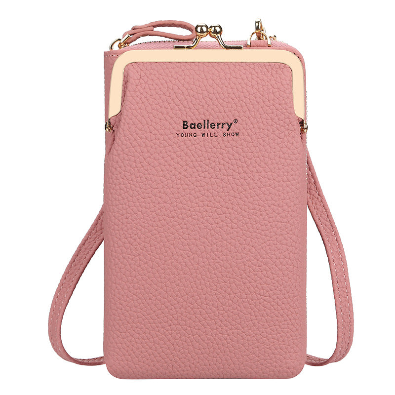 Fashion Mobile Phone Shoulder Bags With Lock