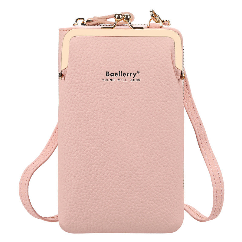 Fashion Mobile Phone Shoulder Bags With Lock