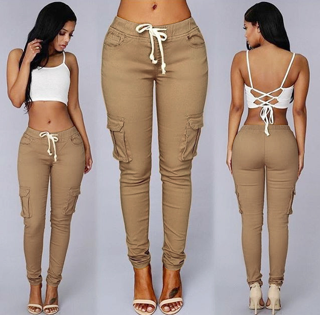 Multi-Bag Casual Pants