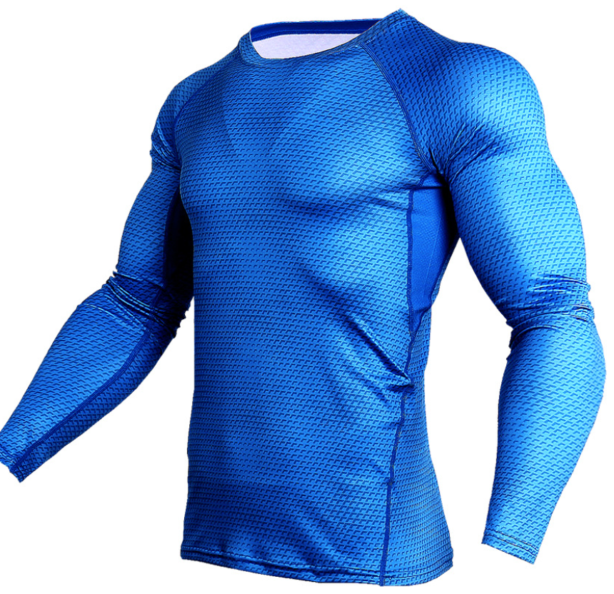 Compression Shirt Men Gym Running Shirt Quick Dry Breathable Fitness Sport Shirt Sportswear