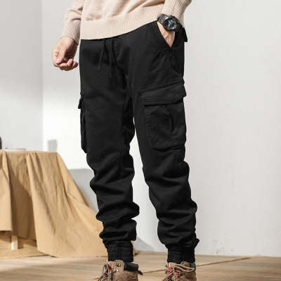 Casual Pants Ankle-tied Fashion Brand Cargo Pants