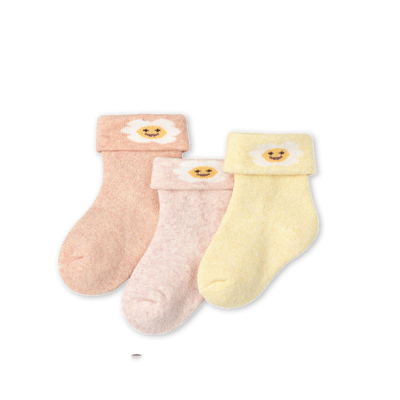 Thickened Fleece Warm Loose Towel Socks