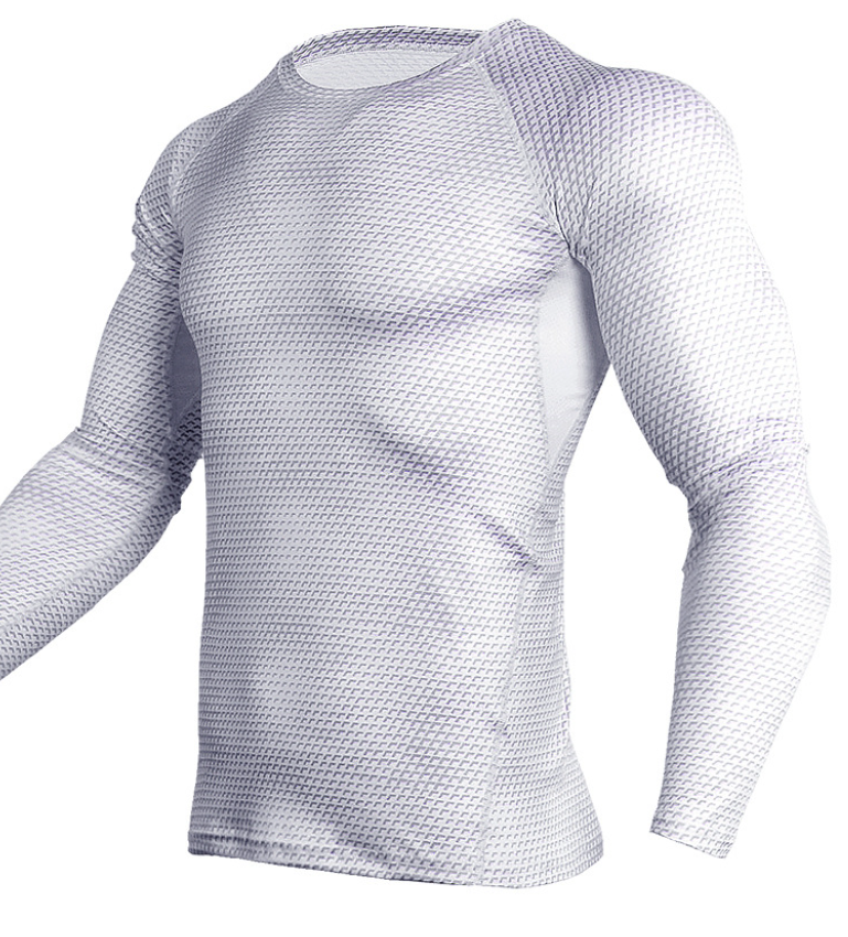 Compression Shirt Men Gym Running Shirt Quick Dry Breathable Fitness Sport Shirt Sportswear