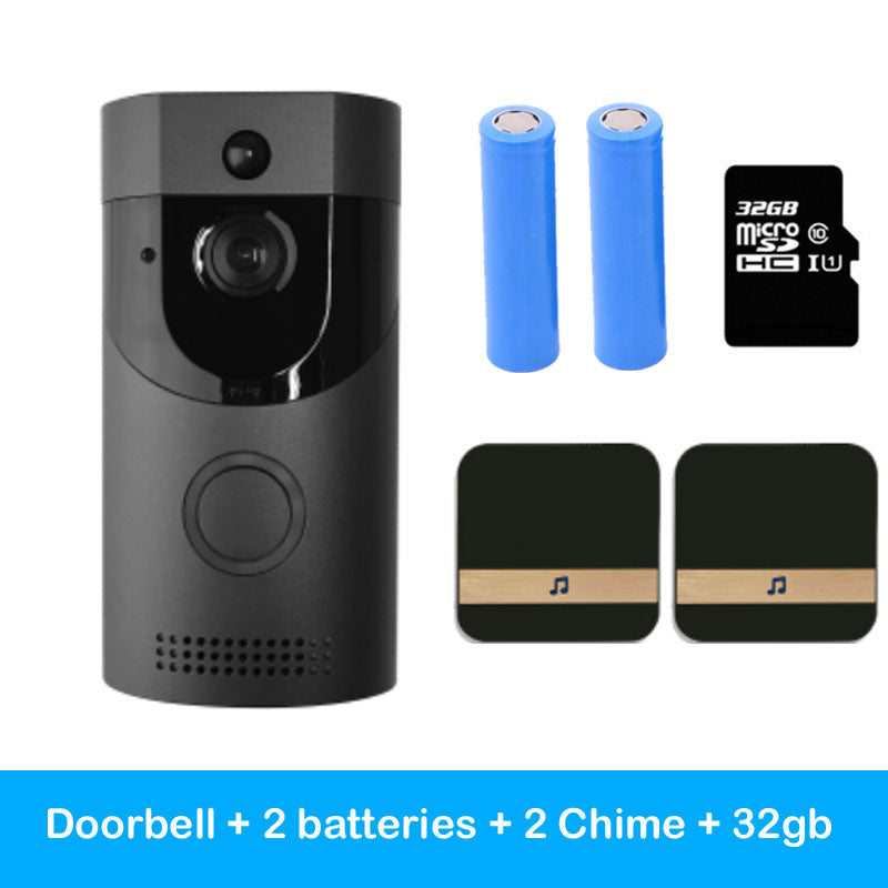 Home alarm smart wifi video doorbell wireless video intercom doorbell mobile phone remote video