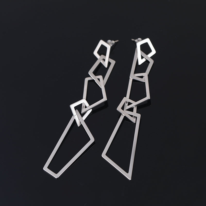 Personalized Geometric Earrings