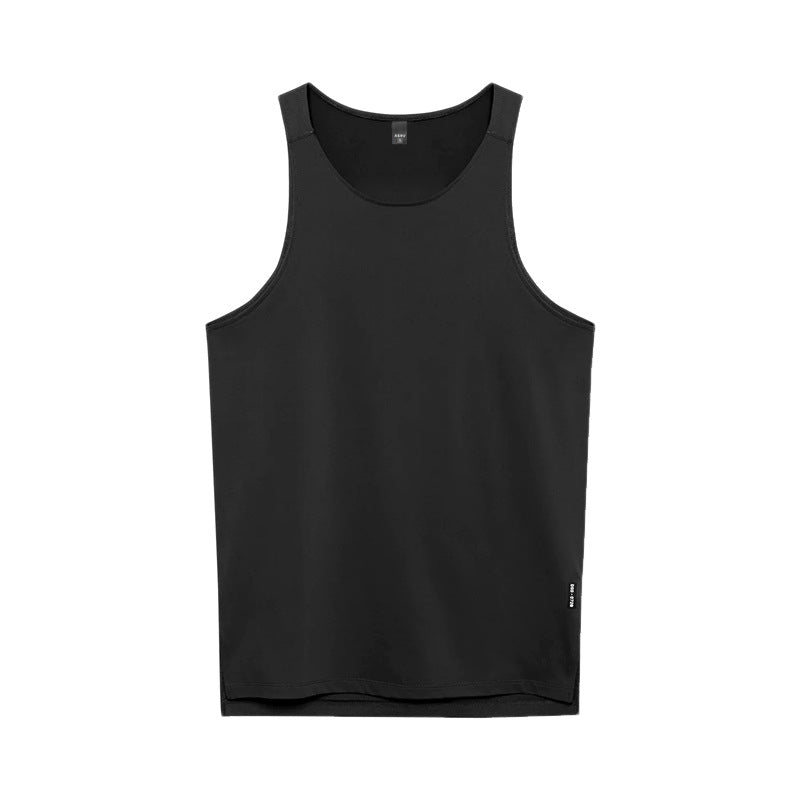 Men's Sports Vest Plus Size Printed Round Neck