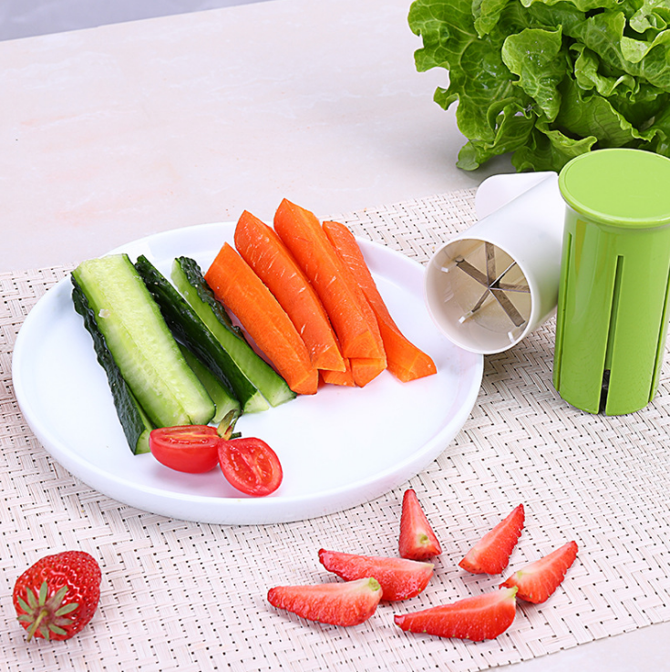 Vegetable Cutters Fruit Cucumber Carrot Divider Strawberry Slicer Splitter