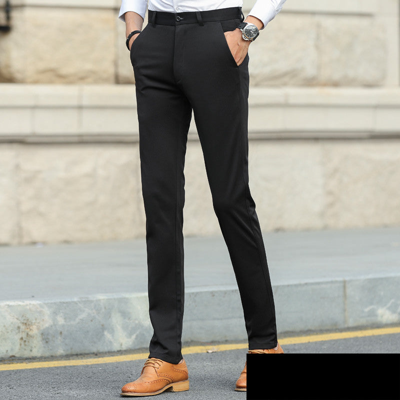 Stretch Suit Pants Men's Thick Business