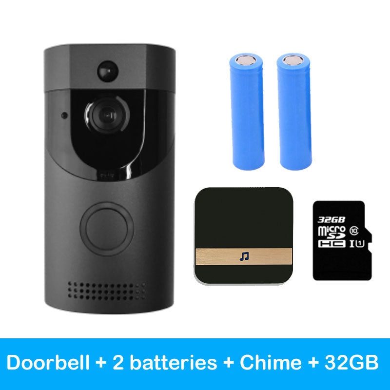 Home alarm smart wifi video doorbell wireless video intercom doorbell mobile phone remote video