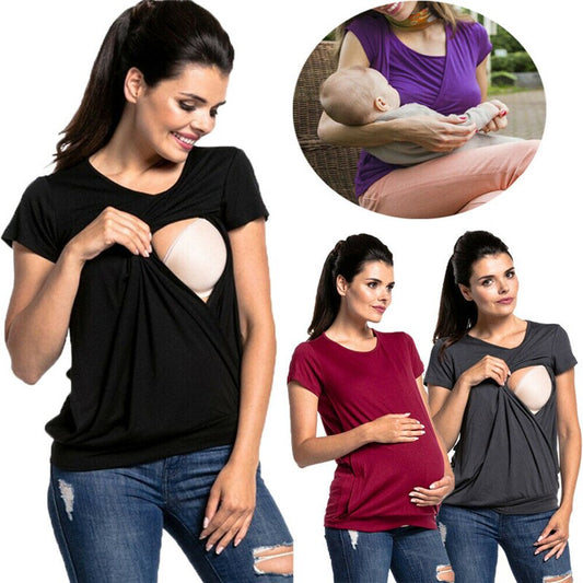 Maternity breastfeeding T-shirt