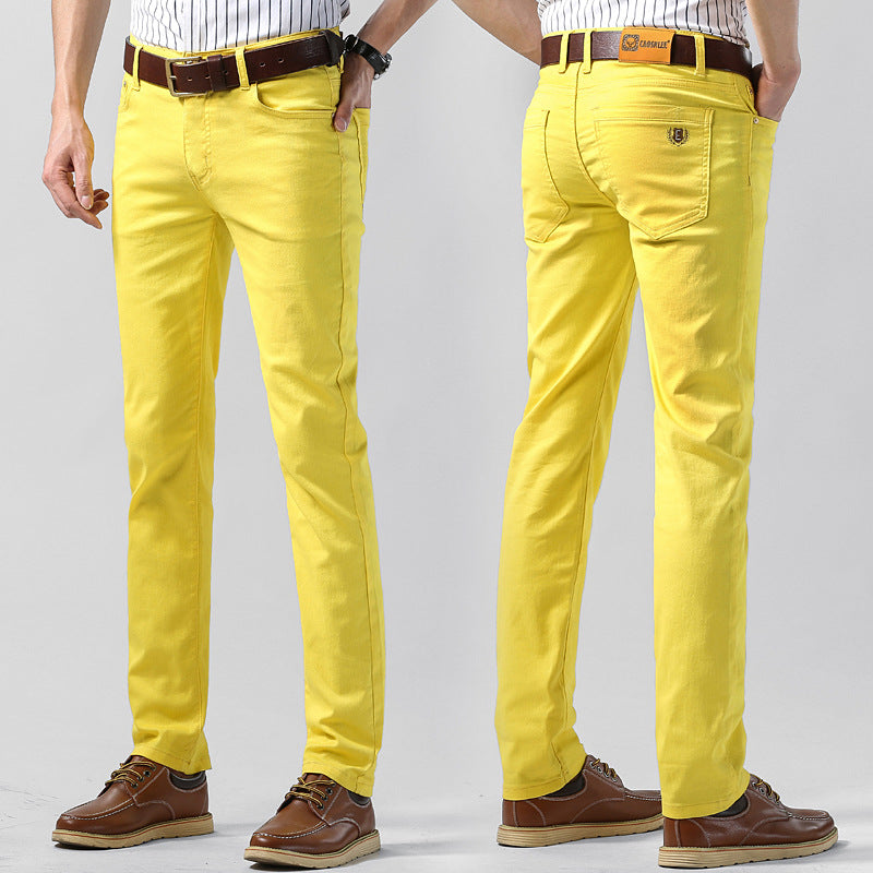 Men's Slim Fit Straight Stretch Casual Pants