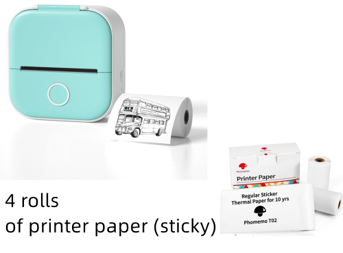 Portable Mini Thermal Label Printer Home Photo Printer Bluetooth Mini Label Printer Price Tag