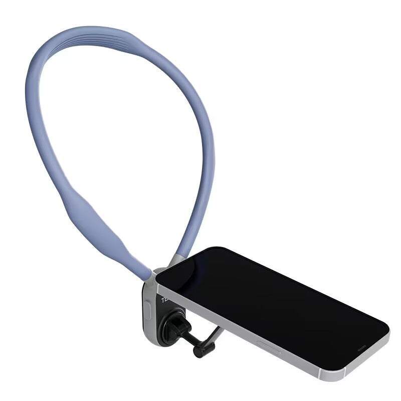 Silicone Phone Magnetic Neck Mount Quick Release Hold For Cell Phone Neck Hanging Bracket