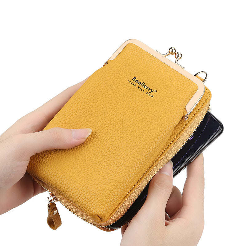 Fashion Mobile Phone Shoulder Bags With Lock