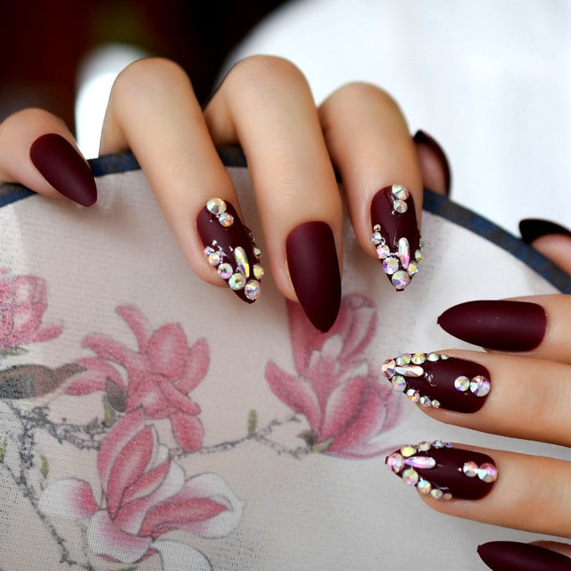 Metal false nails