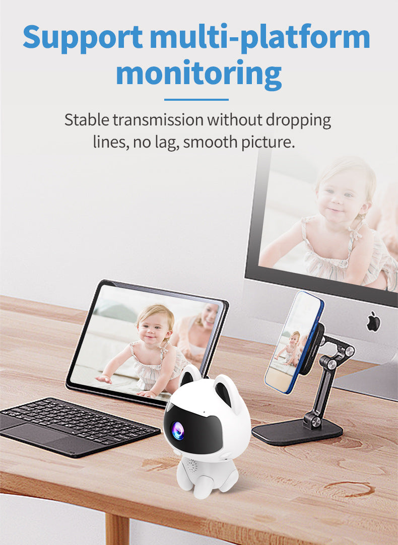 Cute Cat V380 Surveillance Camera