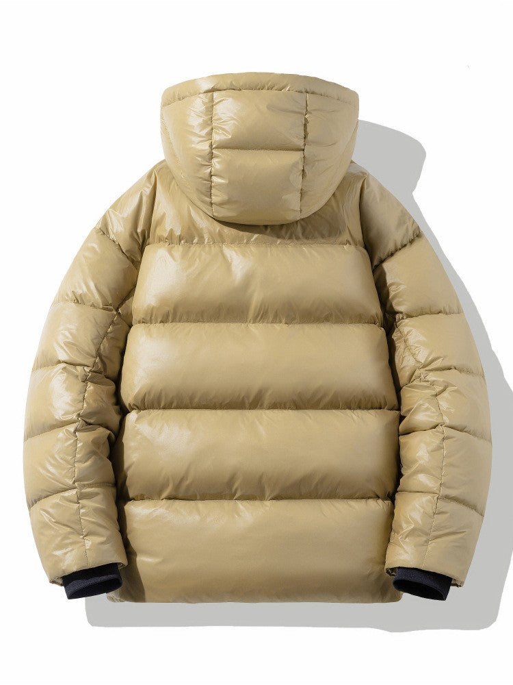 Thick Short Glossy Down Jacket