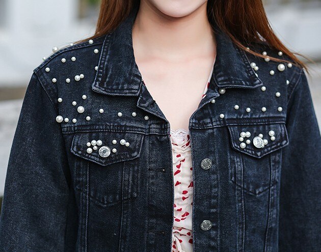 Pearl Casual Denim Jacket