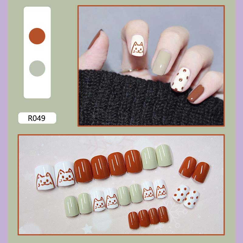 Detachable nail patch waterproof 24 pieces