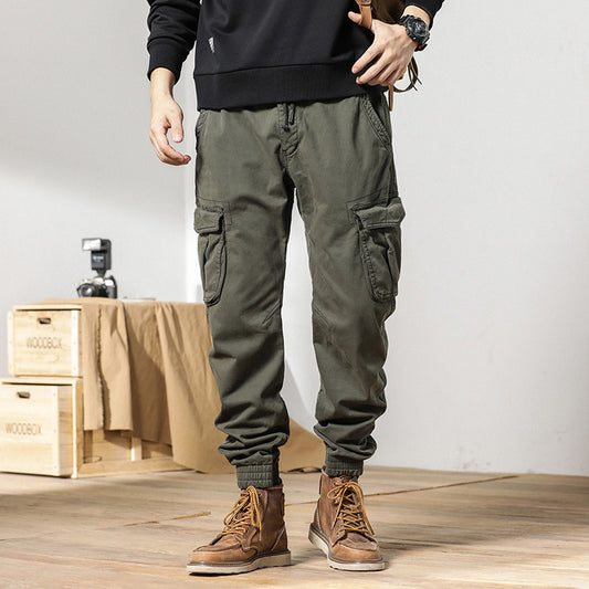 Casual Pants Ankle-tied Fashion Brand Cargo Pants