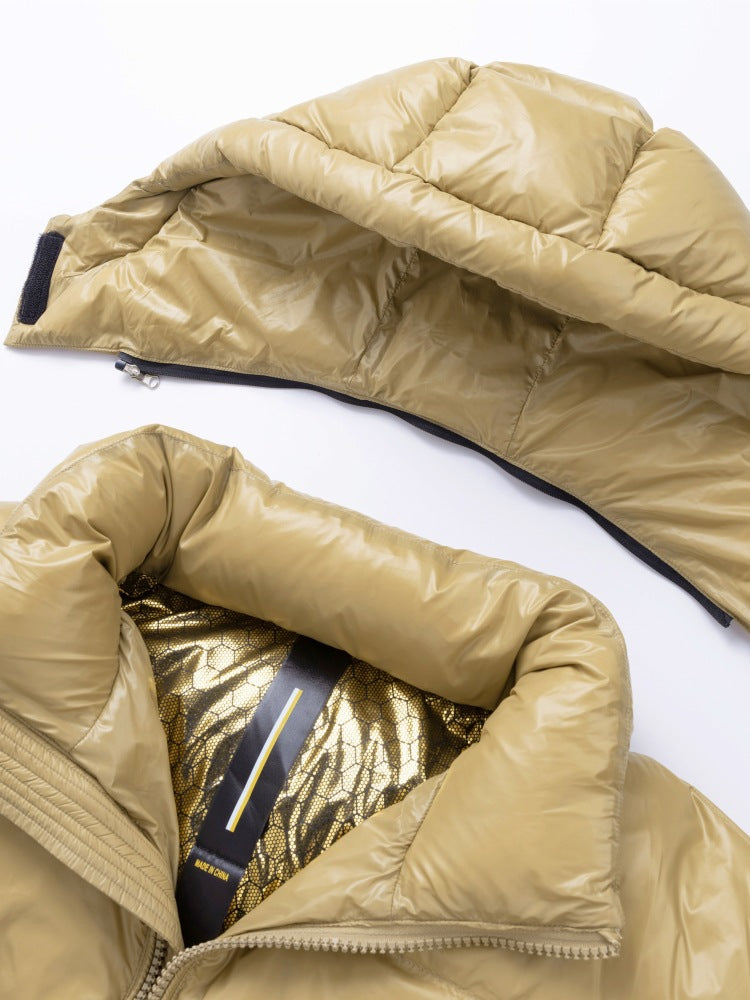 Thick Short Glossy Down Jacket