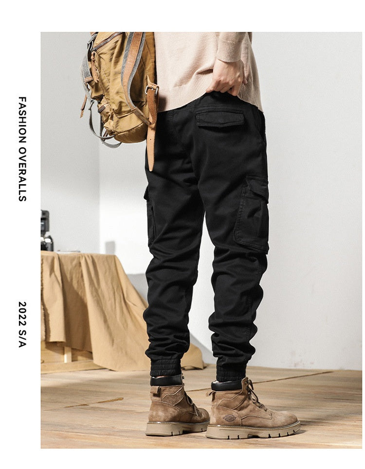 Casual Pants Ankle-tied Fashion Brand Cargo Pants