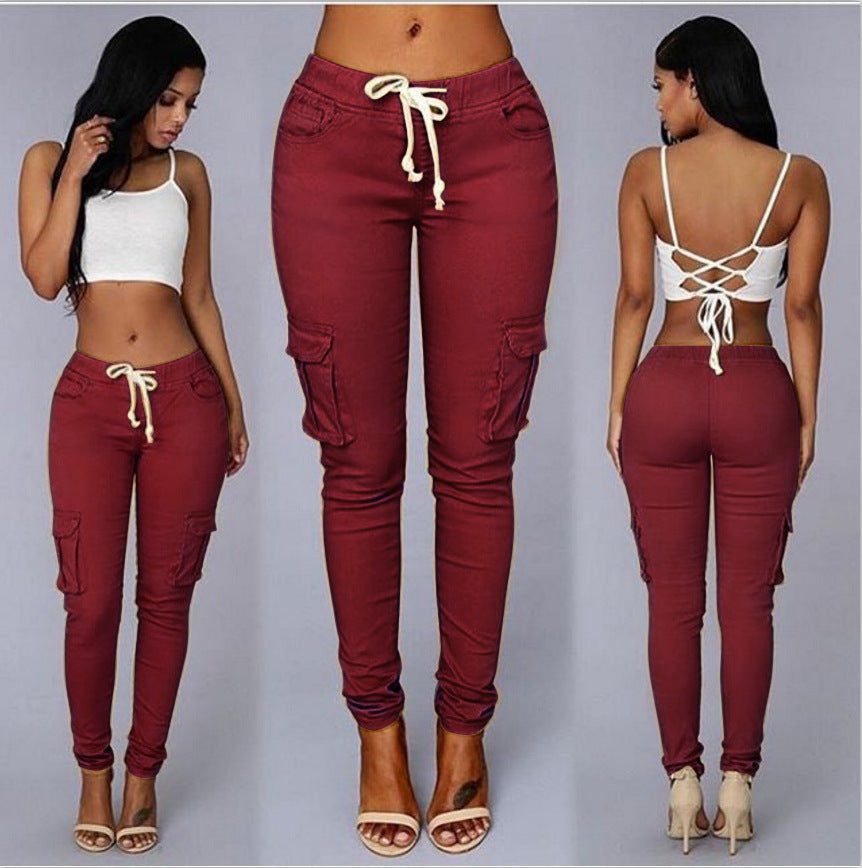 Multi-Bag Casual Pants