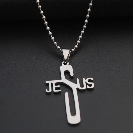 Stainless Steel Cross Necklace