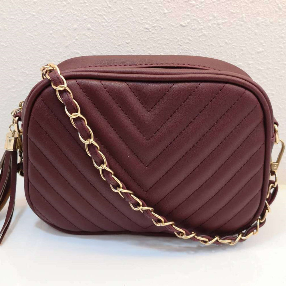 Leisure Chain Bag Embroidered Crossbody Bag