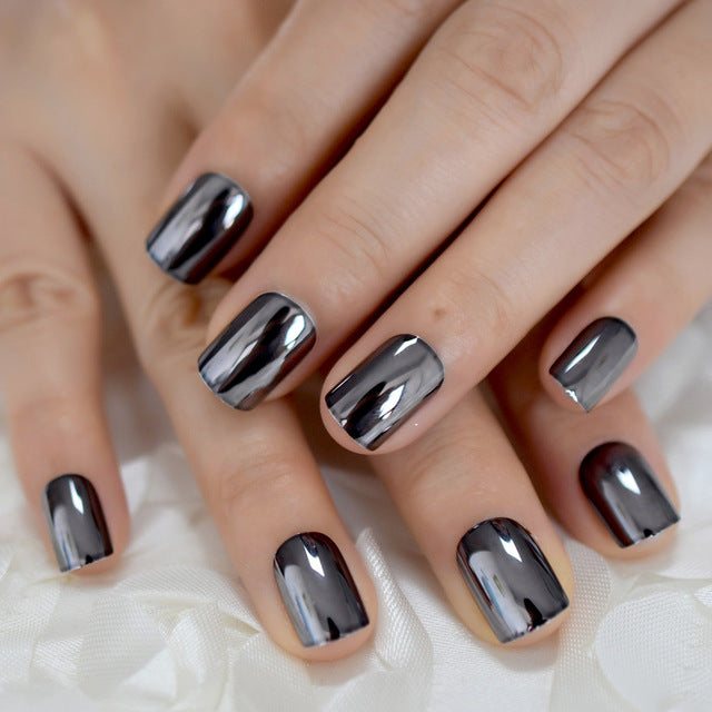 Metal false nails