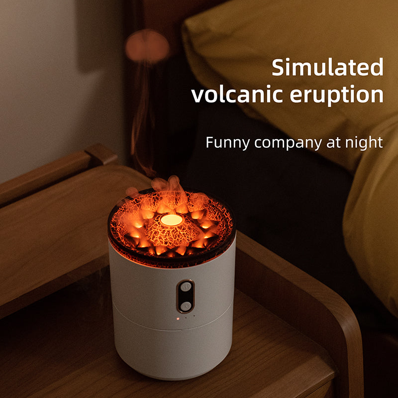 Volcanic Flame Aroma Essential Oil Diffuser USB Portable Lamp Fragrance Humidifier