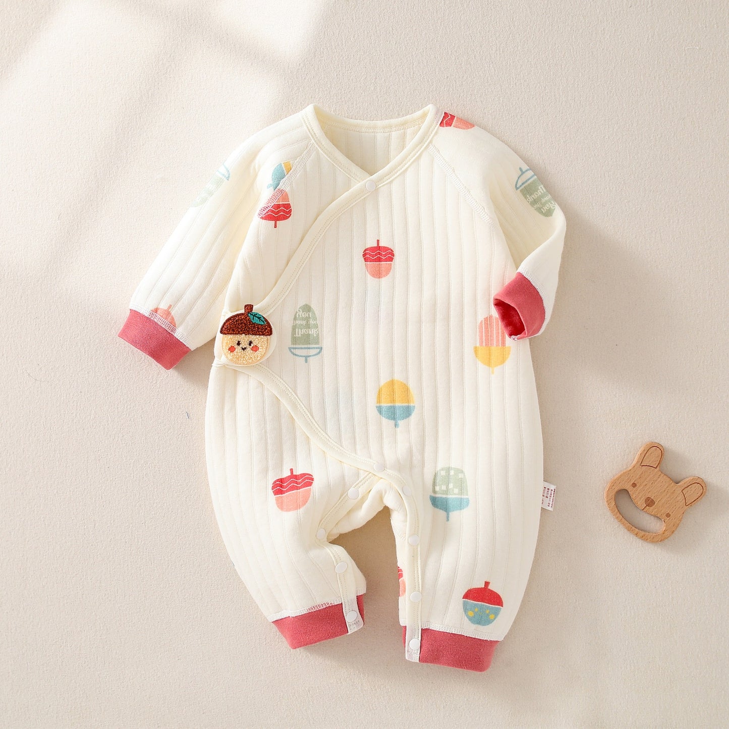 Warm Quilted Newborn Clothes Newborn Baby Baby Jumpsuit