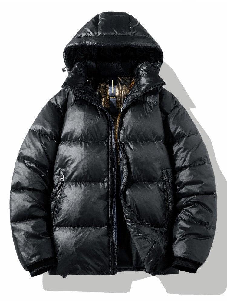 Thick Short Glossy Down Jacket