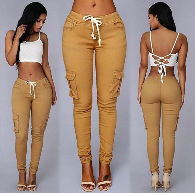 Multi-Bag Casual Pants