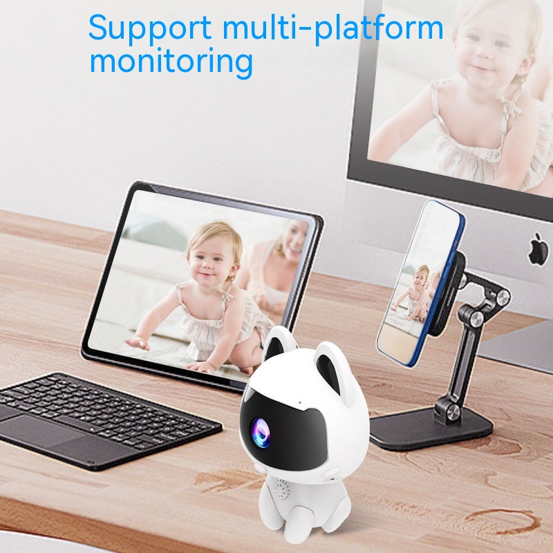 Cute Cat V380 Surveillance Camera