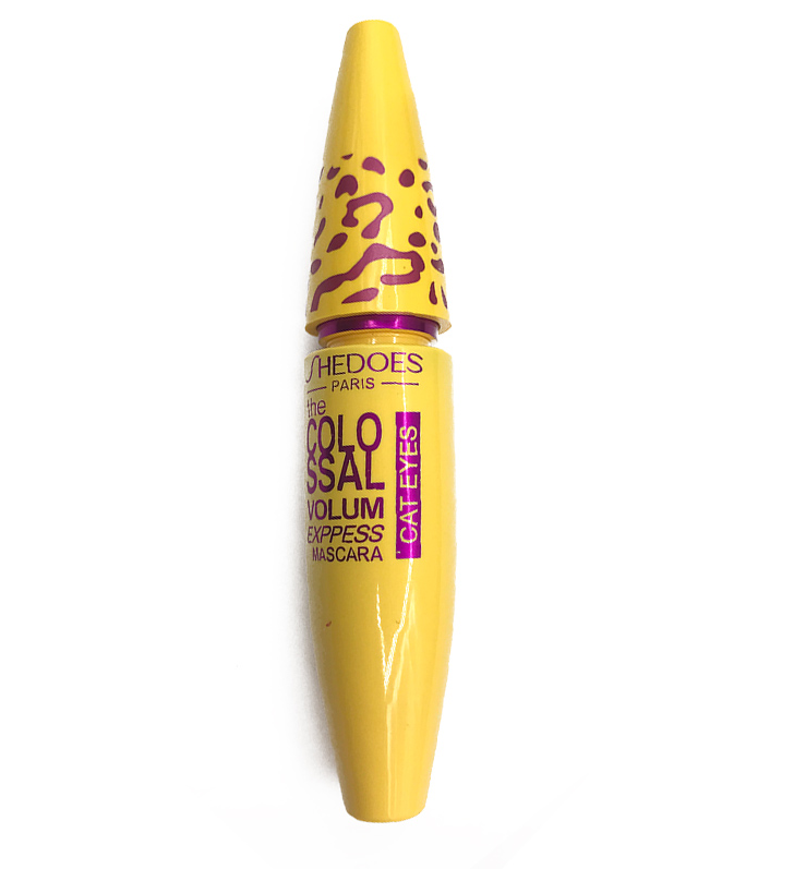 Mascara Leopard-shaped Yellow Tube Thick Curling Waterproof